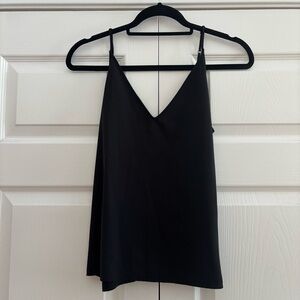 Abercrombie & Fitch Silky Black V-Neck Camisole Top